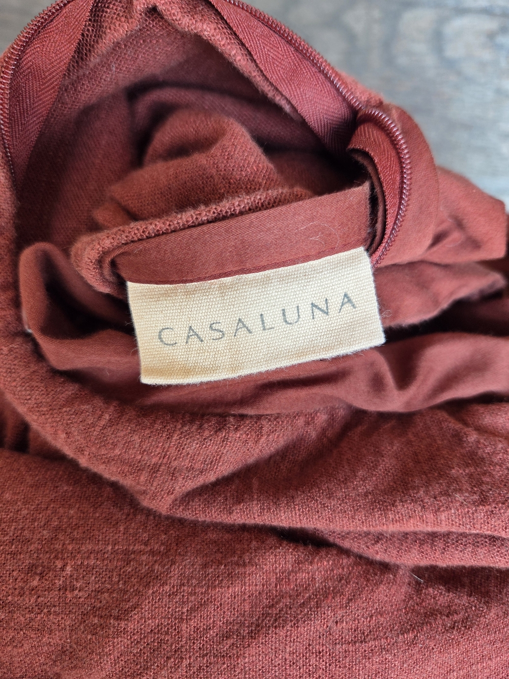 Casaluna King Maroon Duvet Cover (Cover Only)